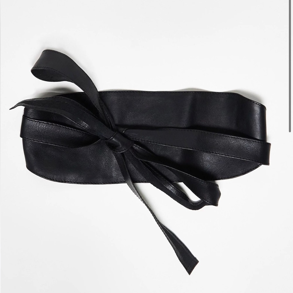 ASOS Obi Leather Wrap Belt